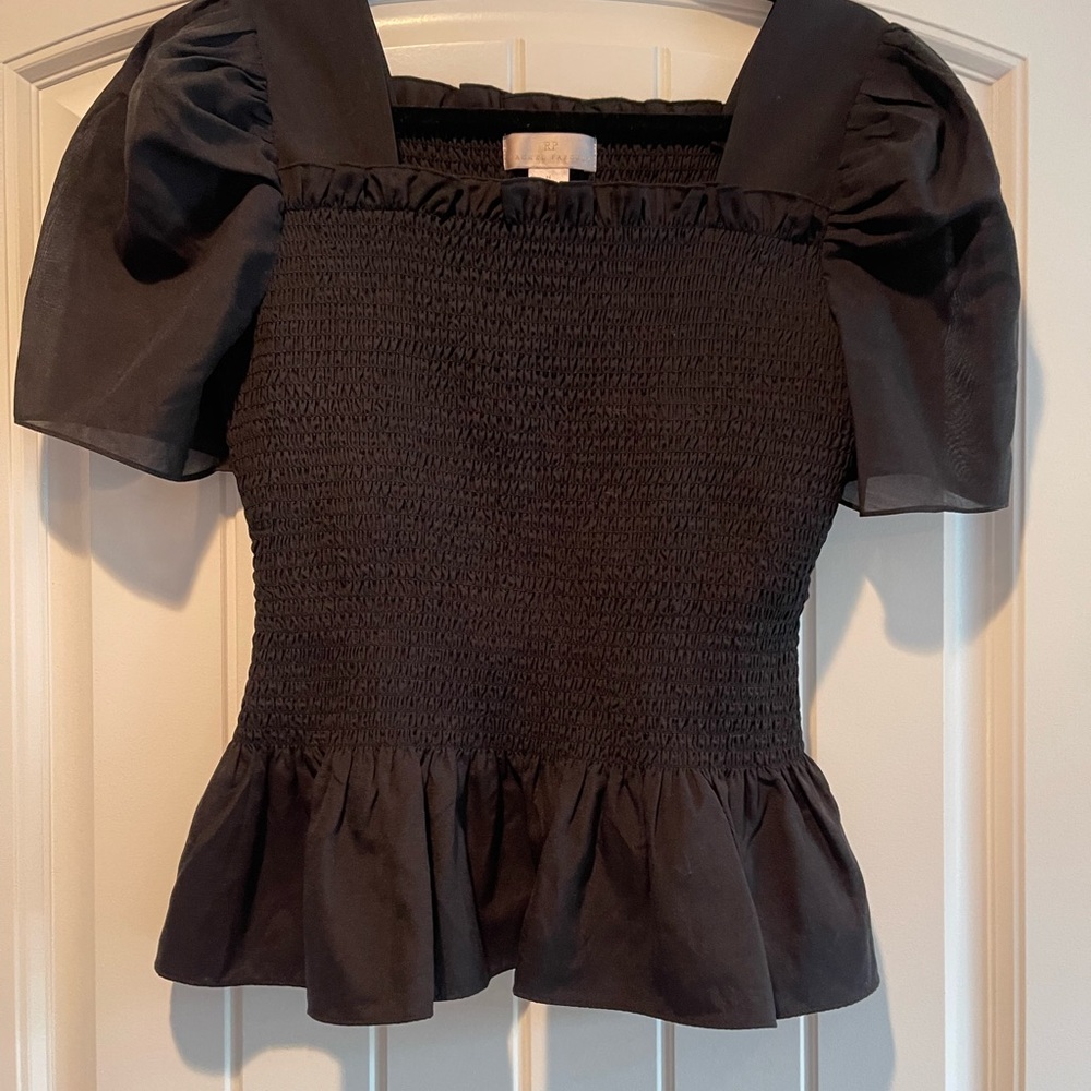 Rachel Parcell Square Neck Smock Top
